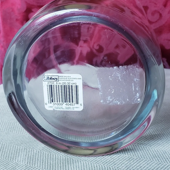 Libbey Hurricane Vase - Picture 4 of 5